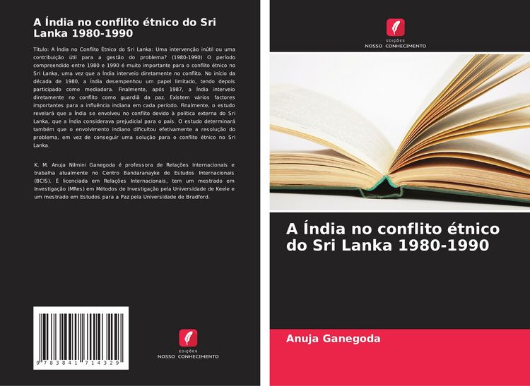 Produktbild: A &Iacute;ndia no conflito &eacute;tnico do Sri Lanka 1980-1990