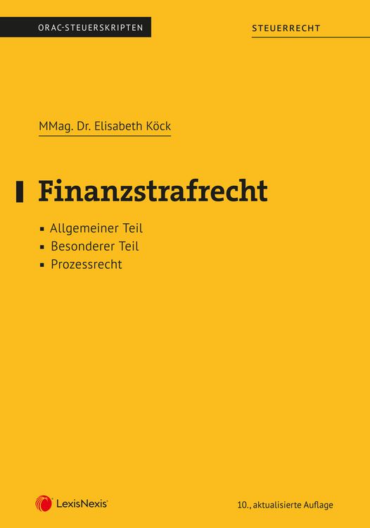Produktbild: Finanzstrafrecht (Skriptum)