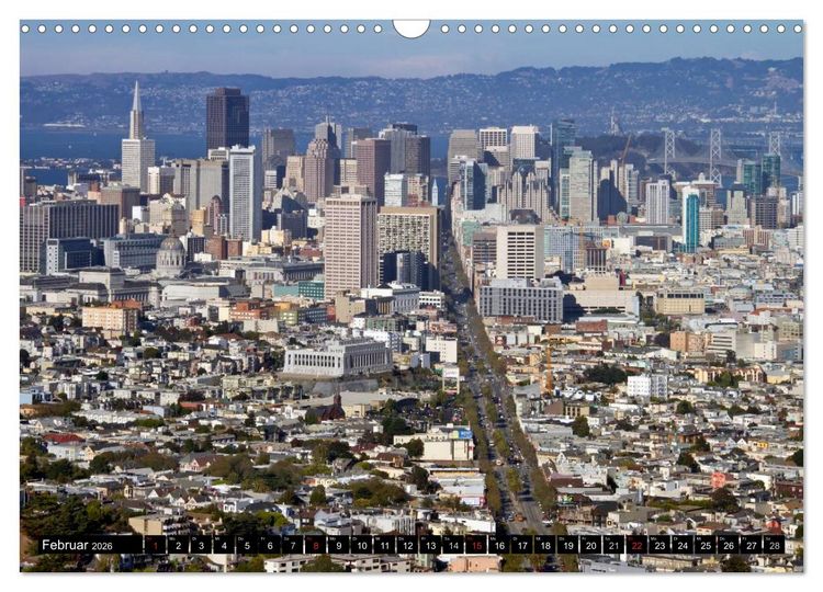 Produktbild: San Francisco - Traumstadt in Kalifornien (Wandkalender 2026 DIN A3 quer), CALVENDO Monatskalender