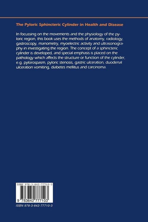 Produktbild: The Pyloric Sphincteric Cylinder in Health and Disease
