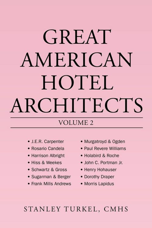 Produktbild: Great American Hotel Architects Volume 2