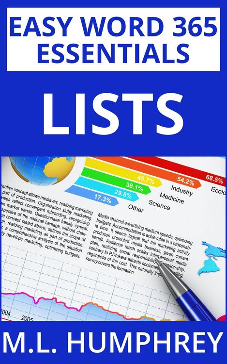 Produktbild: Word 365 Lists (Easy Word 365 Essentials, #3)