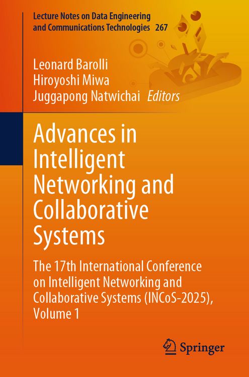 Produktbild: Advances in Intelligent Networking and Collaborative Systems