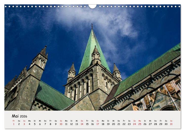 Produktbild: Auf dem Weg zum Nordkap (Wandkalender 2026 DIN A3 quer), CALVENDO Monatskalender