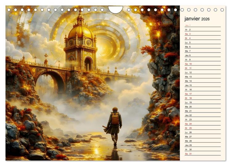 Produktbild: Sentiers magiques (Calendrier mural 2026 DIN A4 vertical), CALVENDO calendrier mensuel