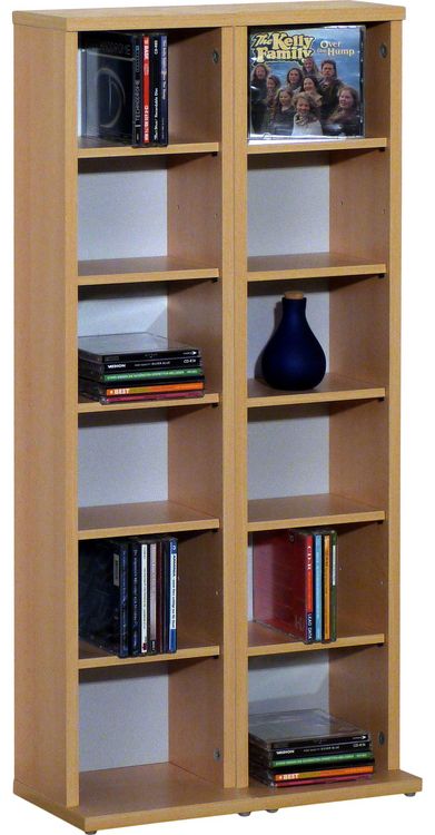 Produktbild: Holz CD DVD Stand Regal Schrank St&auml;nder Milano