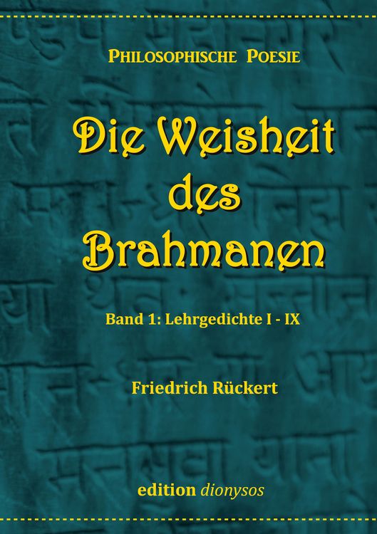 Produktbild: Die Weisheit des Brahmanen