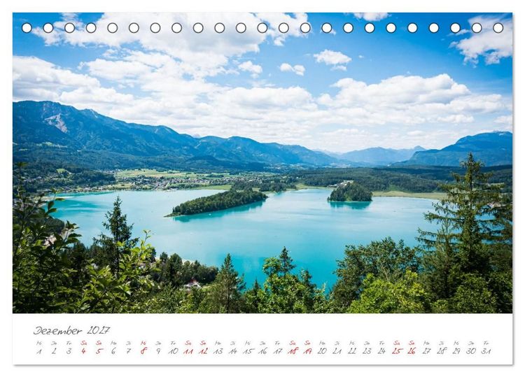 Produktbild: Der wundersch&ouml;ne Faaker See in K&auml;rnten (Tischkalender 2027 DIN A5 quer), CALVENDO Monatskalender