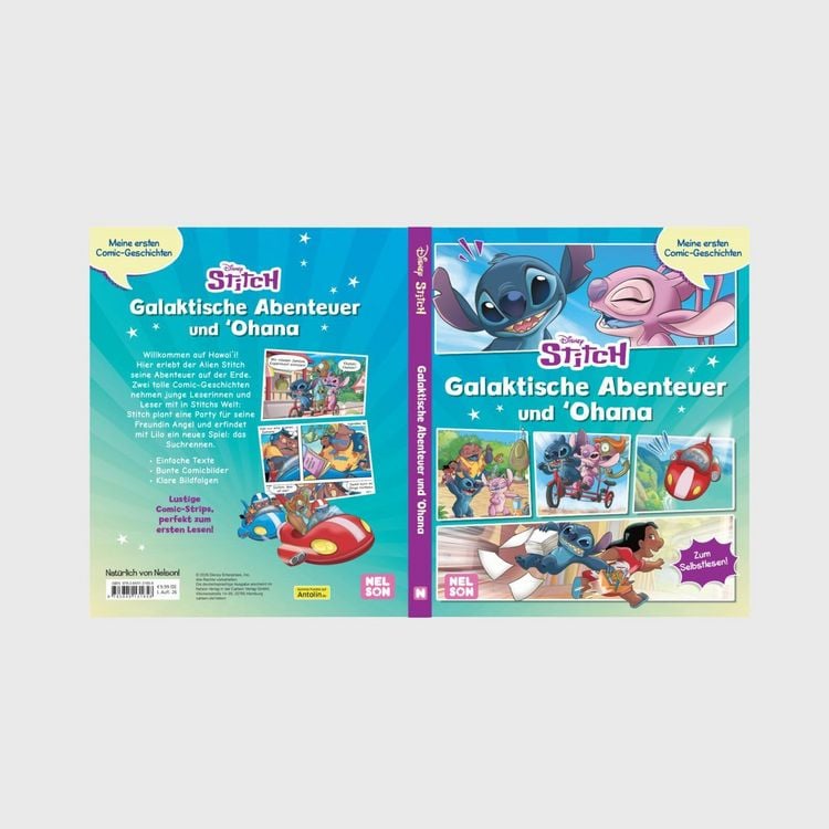 Produktbild: Disney: Stitch: Meine ersten Comic-Geschichten: Galaktische Abenteuer und &lsquo;Ohana