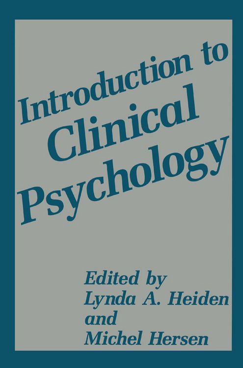 Produktbild: Introduction to Clinical Psychology