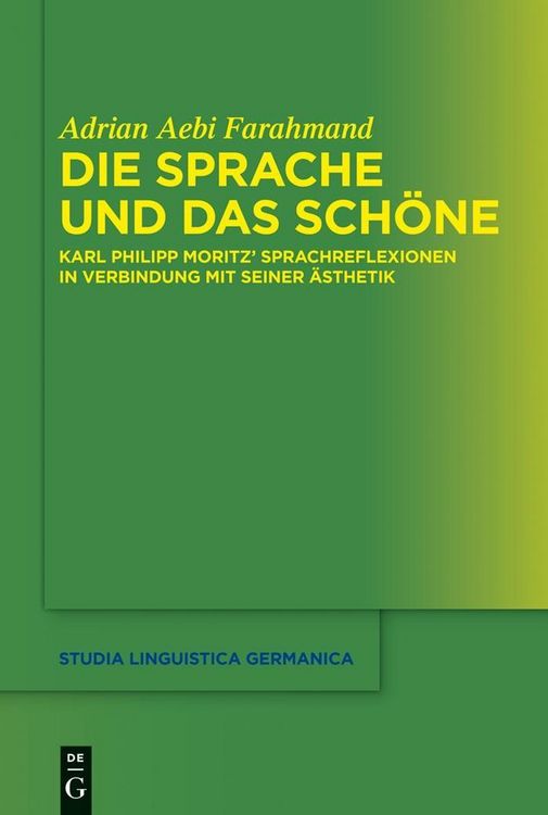 Produktbild: Die Sprache und das Sch&ouml;ne