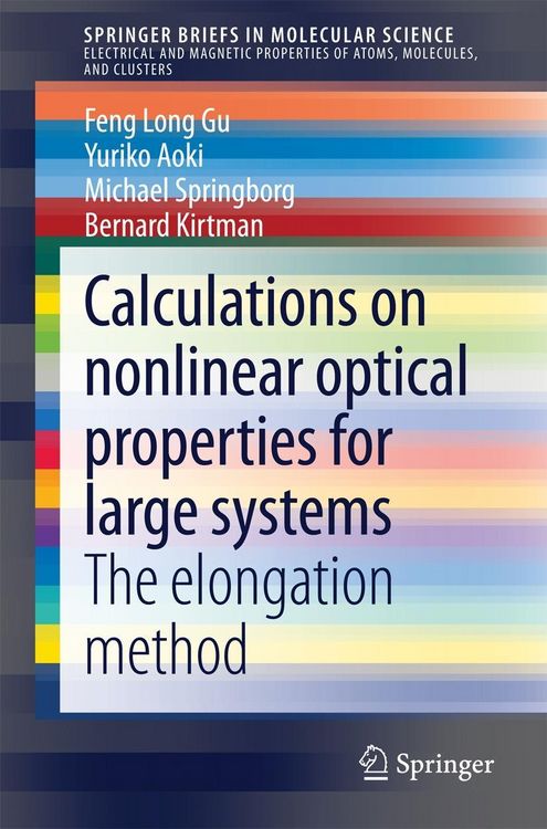 Produktbild: Calculations on nonlinear optical properties for large systems