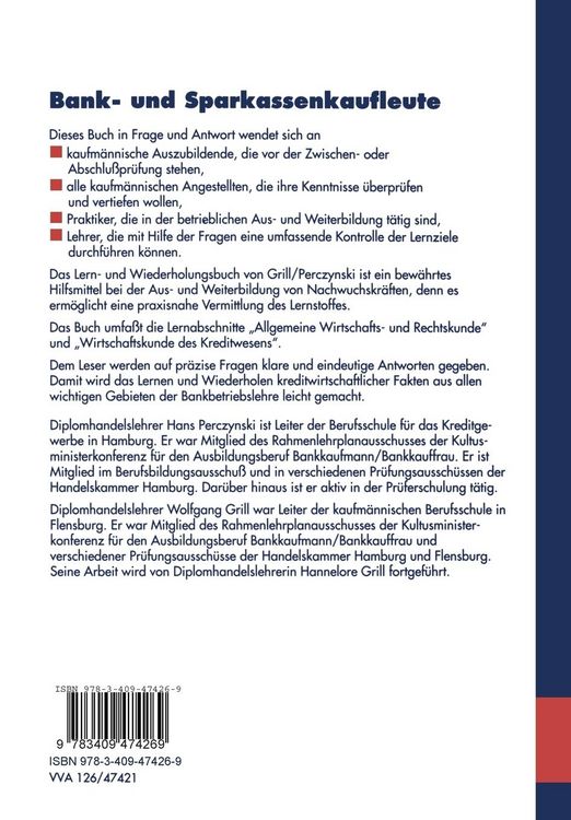 Produktbild: Bank- und Sparkassenkaufleute