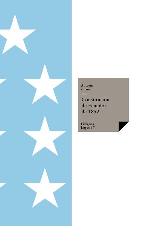 Produktbild: Constituci&oacute;n de Ecuador de 1852