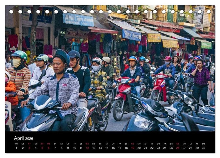 Produktbild: Vietnam (Tischkalender 2026 DIN A5 quer), CALVENDO Monatskalender