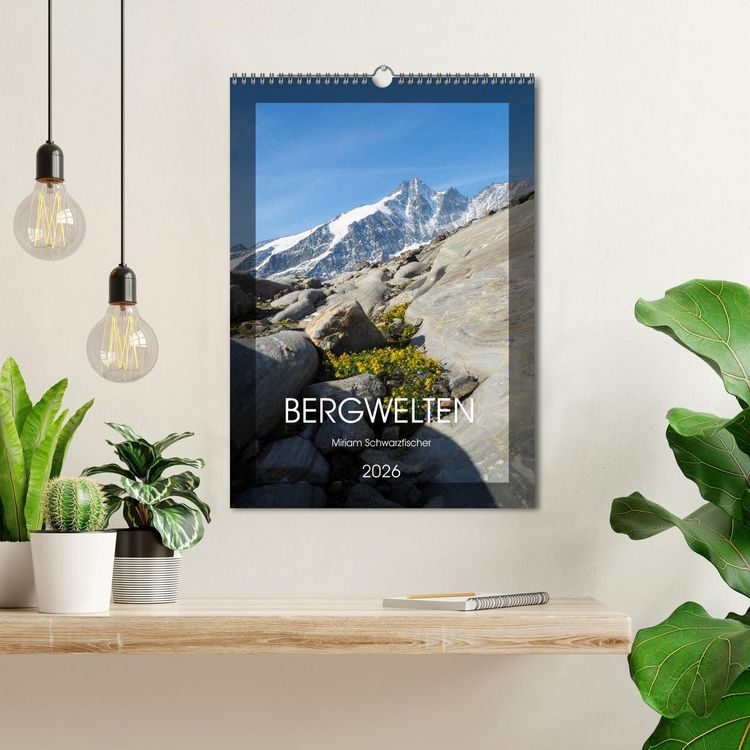 Produktbild: Bergwelten Wandkalender (Wandkalender 2026 DIN A3 hoch), CALVENDO Monatskalender