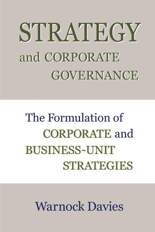 Produktbild: Strategy and Corporate Governance