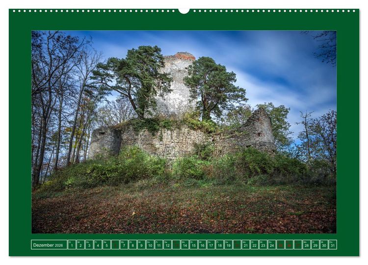 Produktbild: Romantische Ruinen (Wandkalender 2026 DIN A2 quer), CALVENDO Monatskalender