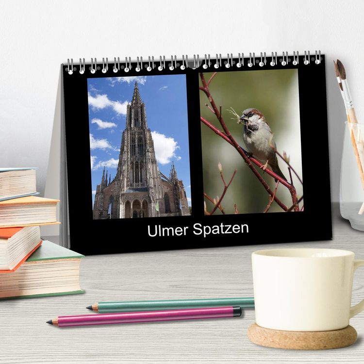 Produktbild: Ulmer Spatzen (Tischkalender 2026 DIN A5 quer), CALVENDO Monatskalender