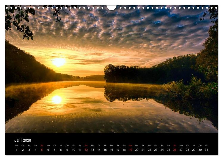 Produktbild: Die Farben des Niederrheins (Wandkalender 2026 DIN A3 quer), CALVENDO Monatskalender