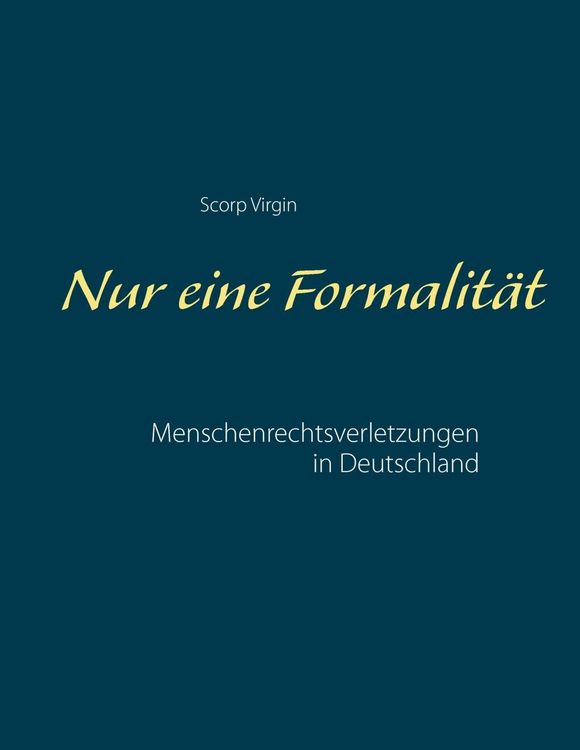 Produktbild: Nur eine Formalit&auml;t