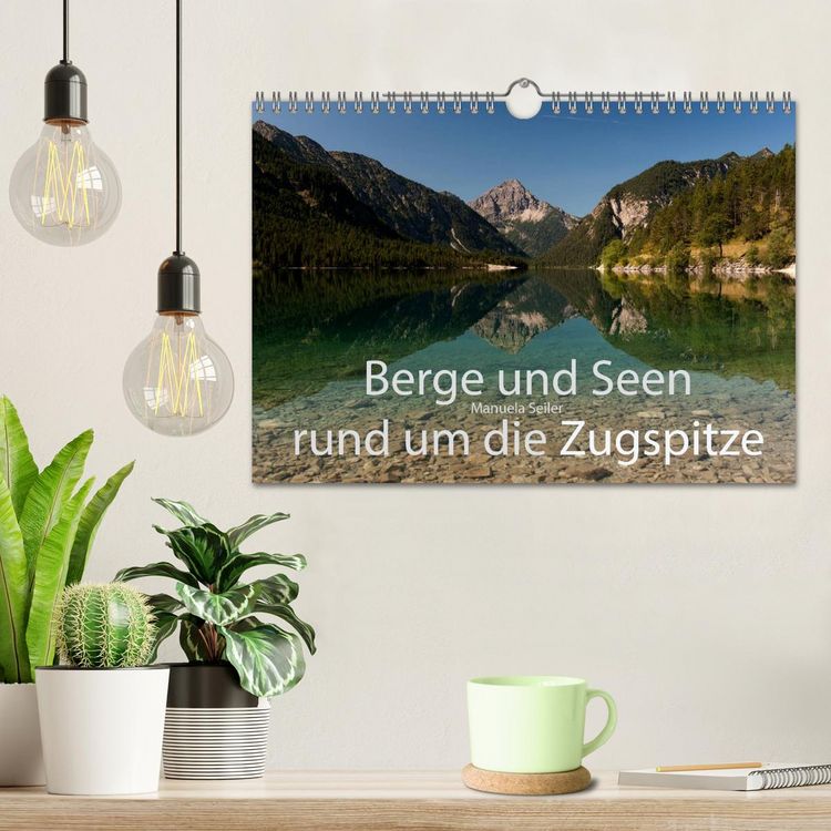 Produktbild: Berge und Seen rund um die Zugspitze (Wandkalender 2026 DIN A4 quer), CALVENDO Monatskalender