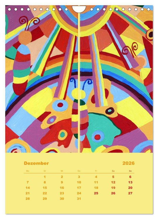 Produktbild: Licht ist bunt - Malerei in Acryl und Aqua &Ouml;l (Wandkalender 2026 DIN A4 hoch), CALVENDO Monatskalender