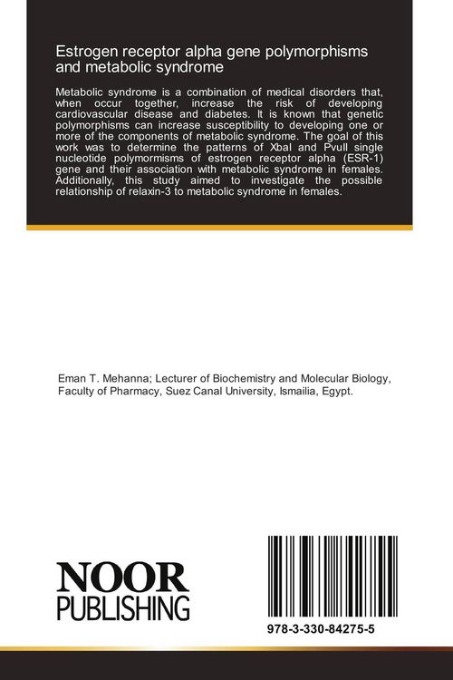 Produktbild: Estrogen receptor alpha gene polymorphisms and metabolic syndrome