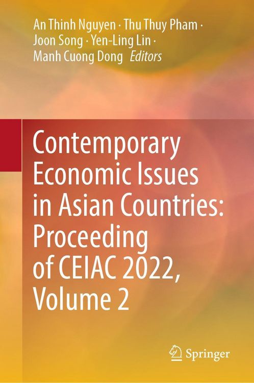 Produktbild: Contemporary Economic Issues in Asian Countries: Proceeding of CEIAC 2022, Volume 2