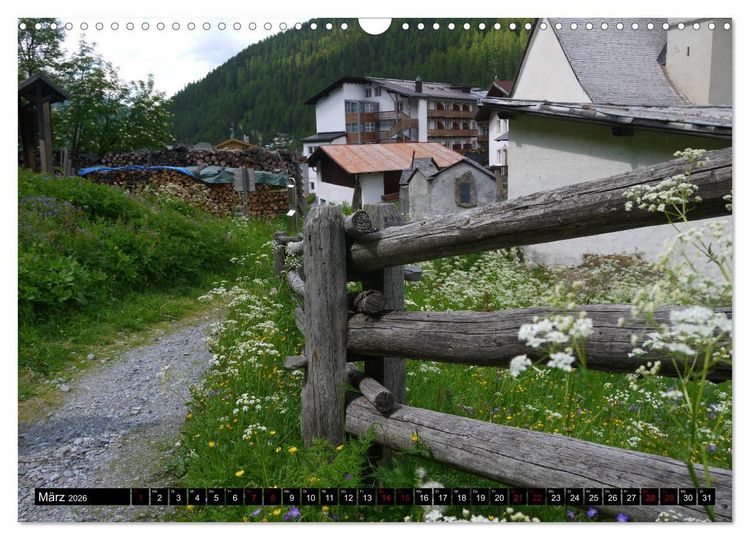 Produktbild: Sulden - S&uuml;dtiroler Bergdorf am Fu&szlig;e des Ortlers (Wandkalender 2026 DIN A3 quer), CALVENDO Monatskalender