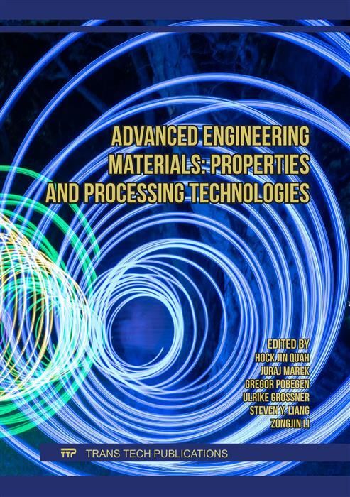Produktbild: Advanced Engineering Materials: Properties and Processing Technologies