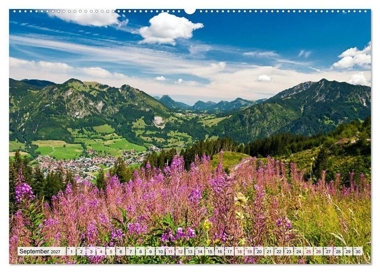 Produktbild: Traumhaftes Allg&auml;u (hochwertiger Premium Wandkalender 2027 DIN A2 quer), Kunstdruck in Hochglanz