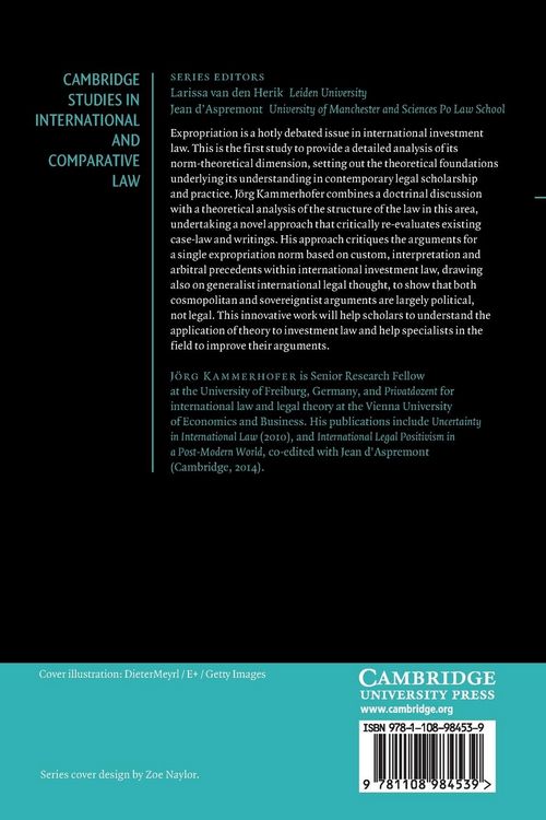 Produktbild: International Investment Law and Legal Theory