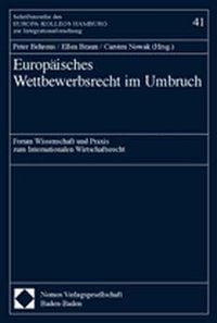 Produktbild: Europ&auml;isches Wettbewerbsrecht im Umbruch