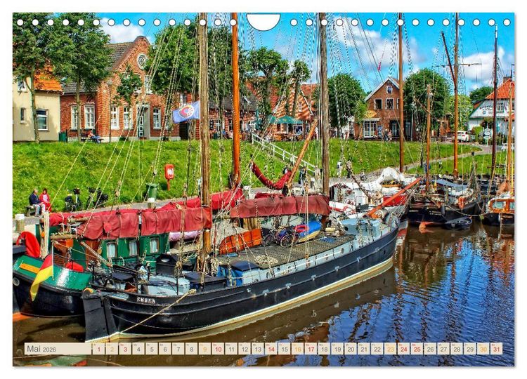 Produktbild: Reise an die Nordsee - Carolinensiel (Wandkalender 2026 DIN A4 quer), CALVENDO Monatskalender