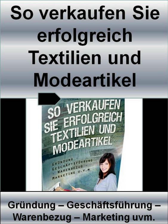 Produktbild: So verkaufen Sie erfolgreich Textilien und Modeartikel