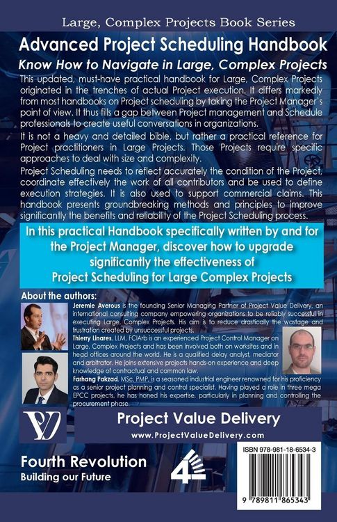 Produktbild: Advanced Scheduling Handbook for Project Managers (2nd Edition)