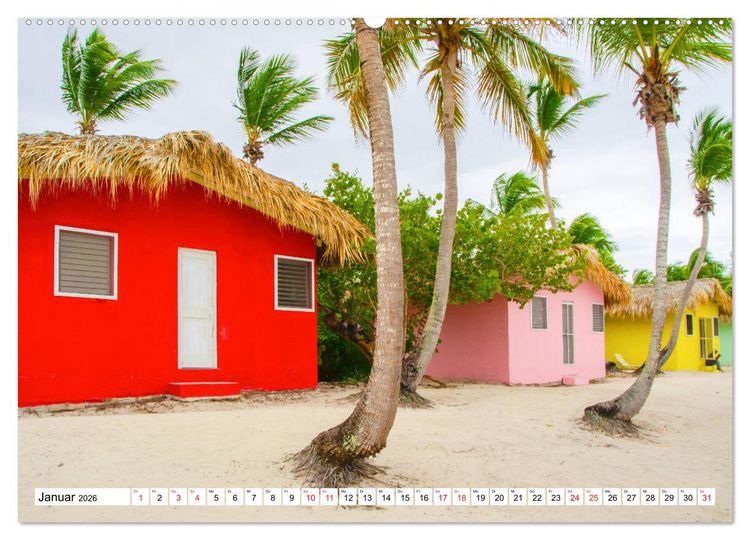 Produktbild: Karibische Momente - Eine Reise ins tropische Paradies (Wandkalender 2026 DIN A2 quer), CALVENDO Monatskalender