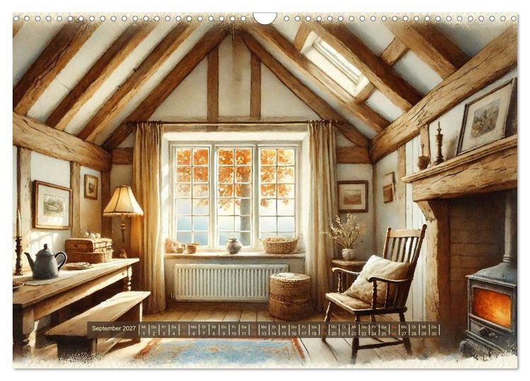 Produktbild: Im kleinen Cottage (Wandkalender 2027 DIN A3 quer), CALVENDO Monatskalender