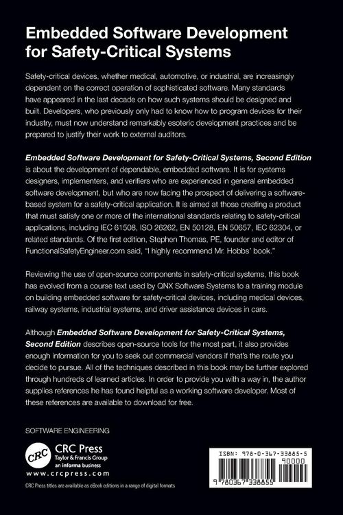 Produktbild: Hobbs, C: Embedded Software Development for Safety-Critical