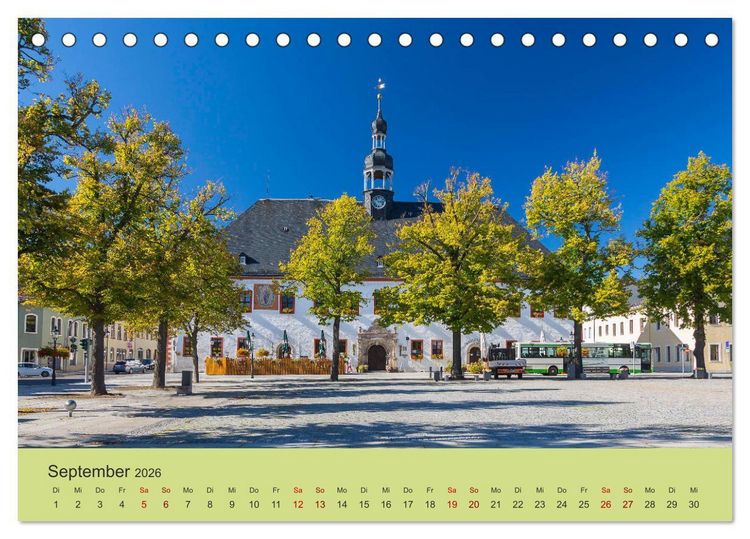 Produktbild: Das Erzgebirge Welterbe und Natur (Tischkalender 2026 DIN A5 quer), CALVENDO Monatskalender
