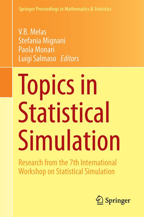 Produktbild: Topics in Statistical Simulation