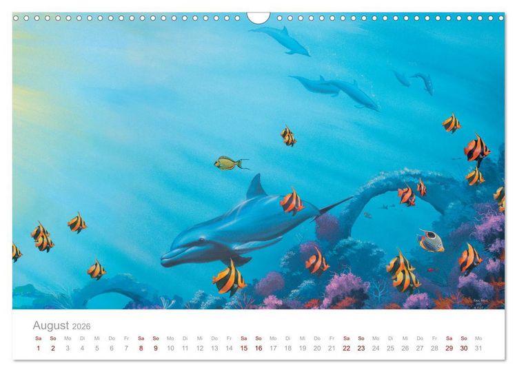 Produktbild: Paradise, Ausblicke und Tr&auml;umereien (Wandkalender 2026 DIN A3 quer), CALVENDO Monatskalender