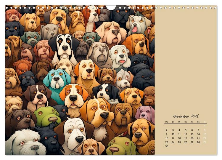 Produktbild: Tierisches Gewimmel (Wandkalender 2026 DIN A3 quer), CALVENDO Monatskalender