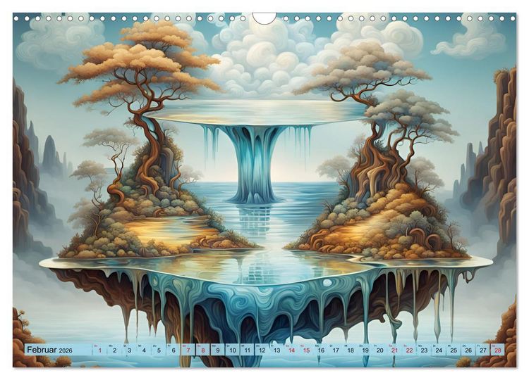 Produktbild: Magie der Natur - Wasserf&auml;lle (Wandkalender 2026 DIN A3 quer), CALVENDO Monatskalender