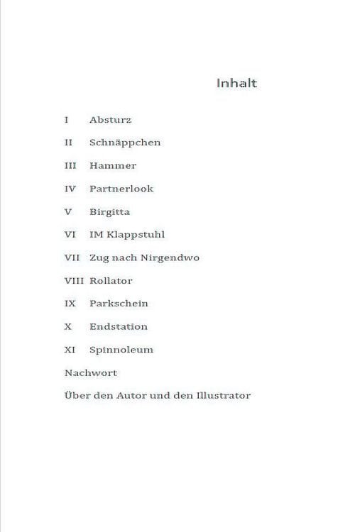 Produktbild: Klappstuhl und ich!