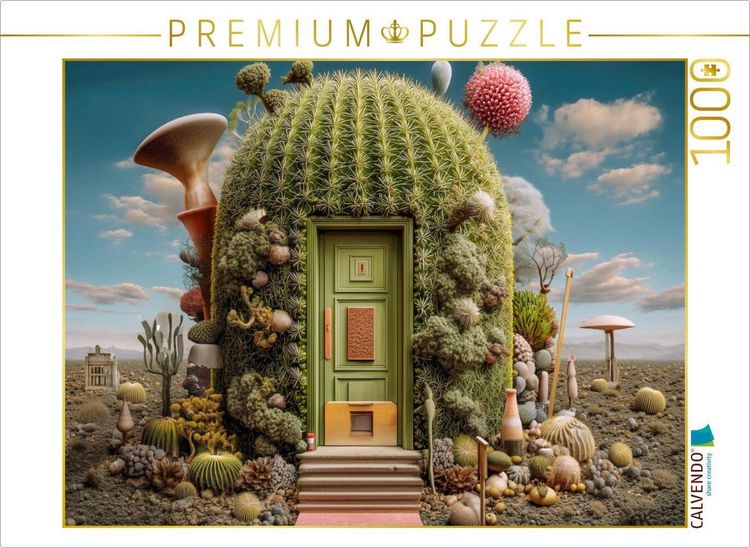 Produktbild: CALVENDO Puzzle Kaktusarchitektur mit Charakter | 1000 Teile Lege-Gr&ouml;&szlig;e 64x48cm Foto-Puzzle f&uuml;r gl&uuml;ckliche Stunden