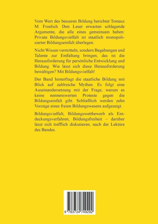 Produktbild: Bildungsvielfalt statt Bildungseinfalt