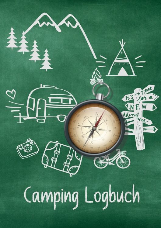 Produktbild: Camping Logbuch: Wohnwagen Reisetagebuch - Camper Wohnmobil Reise Logbuch