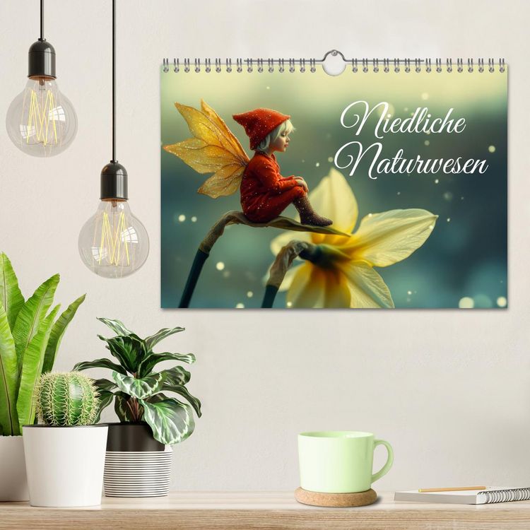 Produktbild: Niedliche Naturwesen (Wandkalender 2026 DIN A4 quer), CALVENDO Monatskalender